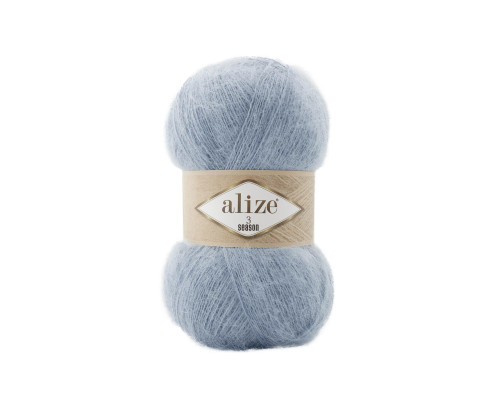 Пряжа 3 Season Alize/ 3 Сезон #21 св.сірий