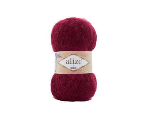 Пряжа 3 Season Alize/ 3 Сезон #57 бордо