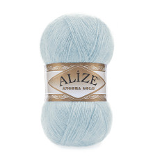 Пряжа Ангора Голд #114 блакитний