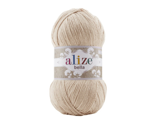 Bella 100 Alize #76 бежевий