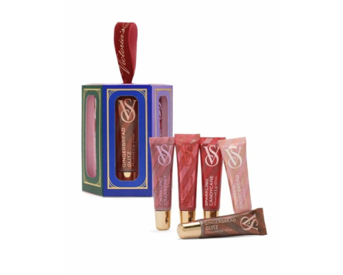 Набір блисків Victoria’s Secret Lip 5-Piece Holiday Lip Gloss Gift Set