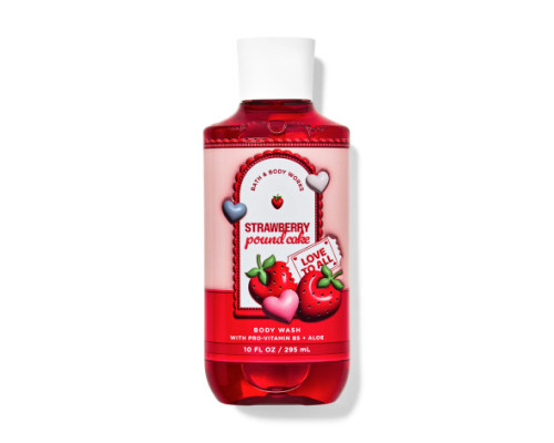 Гель для душу Bath&body Works Strawberry Pound Cake Showel gel