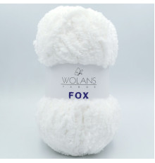 Пряжа Wolans Fox 110-01 білий
