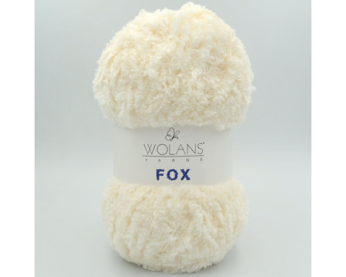 Пряжа Wolans Fox 110-02 кремовий