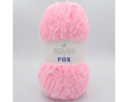 Пряжа Wolans Fox 110-05 рожевий