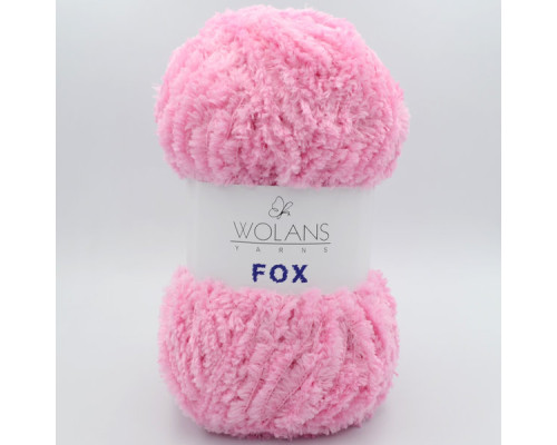 Пряжа Wolans Fox 110-06 темно рожевий