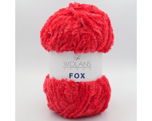 Пряжа Wolans Fox 110-08 червоний