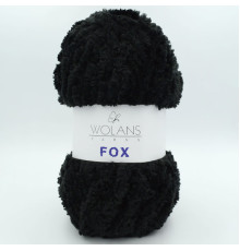 Пряжа Wolans Fox 110-10 чорний