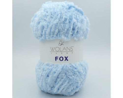 Пряжа Wolans Fox 110-11 блакитний
