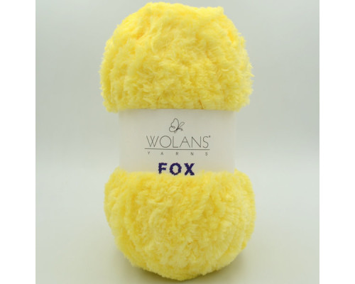 Пряжа Wolans Fox 110-14 жовтий