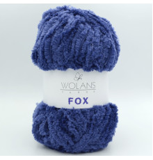 Пряжа Wolans Fox 110-17 темно-синій