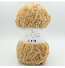 Пряжа Wolans Fox 110-18 світло-коричневий