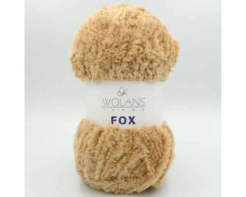 Пряжа Wolans Fox 110-18 світло-коричневий
