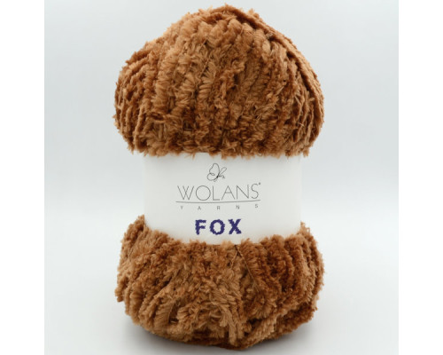 Пряжа Wolans Fox 110-19 коричневий