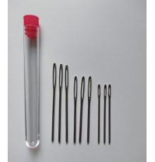 Голка з тупим кінцем,  велике вушко,  в тубусі (9 шт)