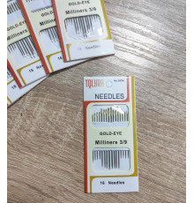 Набір швейних  голок з золотим вушком