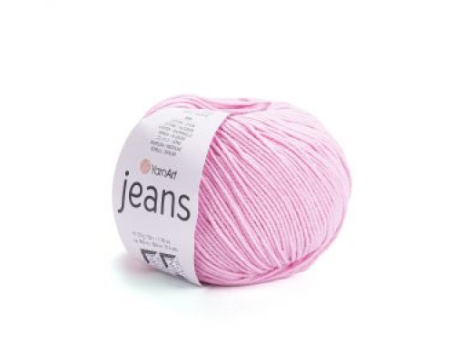 Jeans YarnArt #36 пастельно-рожевий