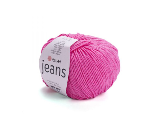 Jeans YarnArt #42 яскраво-рожевий