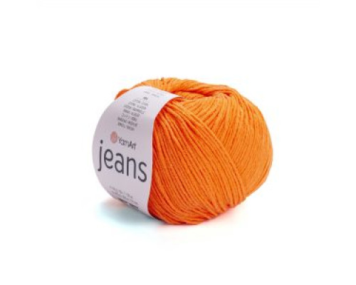 Jeans YarnArt #77 апельсин яскравий