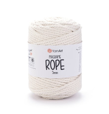 Макраме Роуп 5 мм #752 молоко