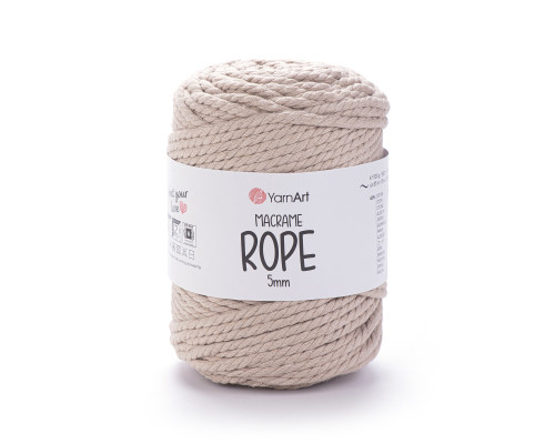 Макраме Роуп 5 мм #753 беж