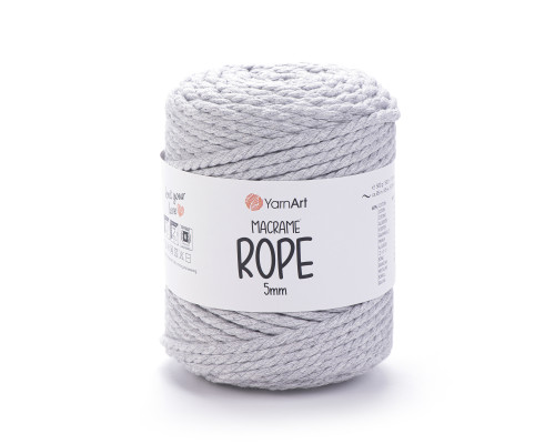 Макраме Роуп 5 мм #756 св.сірий