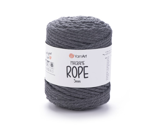 Макраме Роуп 5 мм #758 сірий