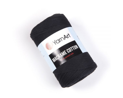 Macrame Cotton YarnArt #750 чорний