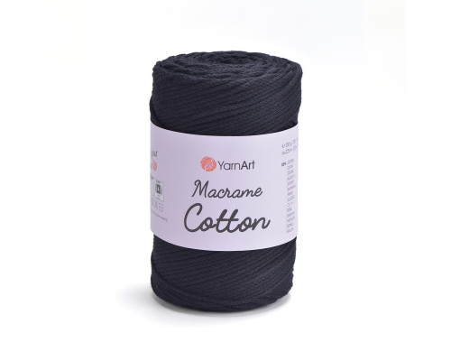 Macrame Cotton YarnArt #750 чорний
