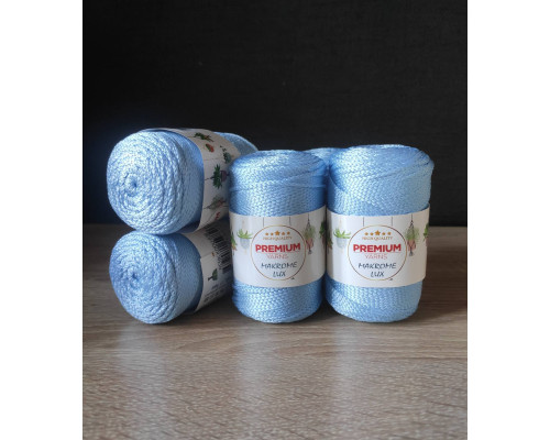 Шнур поліестеровий 2мм, Olivin Makrome, №826 Джинс