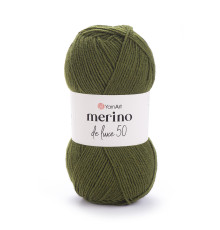 Пряжа Мерино Делюкс 50 #530 хакі