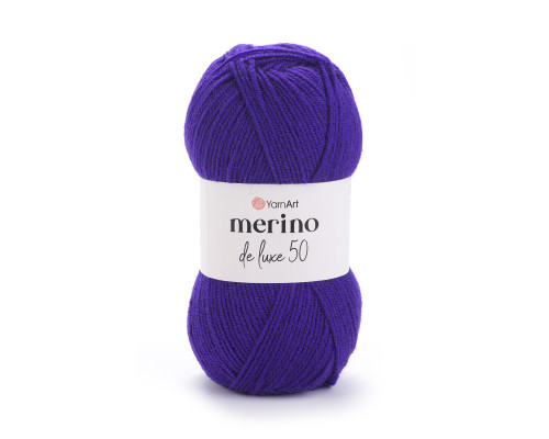 Пряжа Мерино Делюкс 50 #556 фіолет