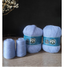 Пух норки №826 волошковий