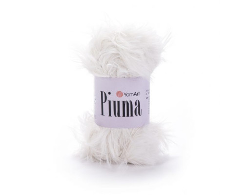 Piuma YarnArt / Пьюма 4402 античний білий