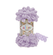 Пряжа Пуффі Алізе / Puffy Alize #27 світло-бузковий