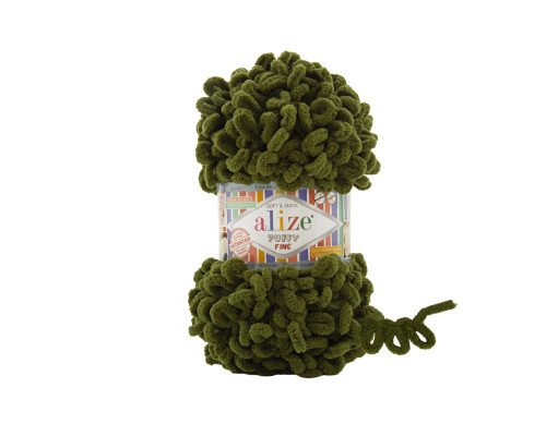 Puffy FINE Alize #620 оливковий