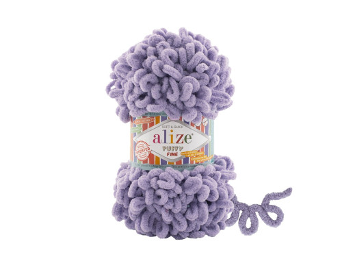 Puffy FINE Alize #166 бузковий