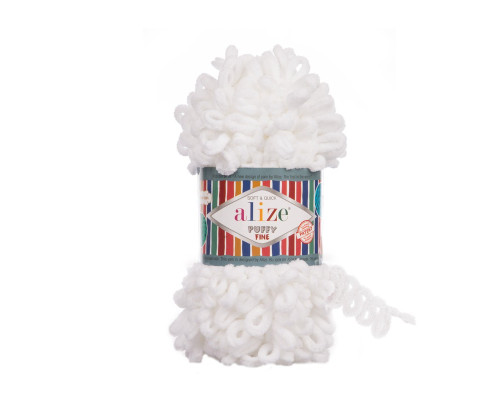 Puffy FINE Alize #55 Білий