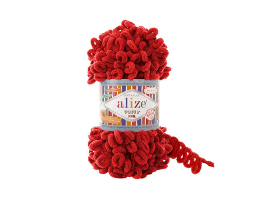 Puffy FINE Alize #56 Червоний