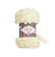 Puffy FINE Alize #62 світло-молочний