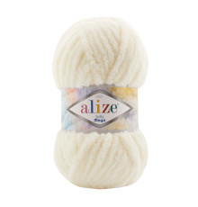 Softy mega Alize #62 молочний
