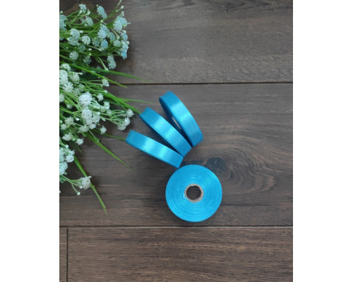 АТЛАСНА СТРІЧКА / 23 МЕТРИ / 1.2 СМ /БЛАКИТНИЙ