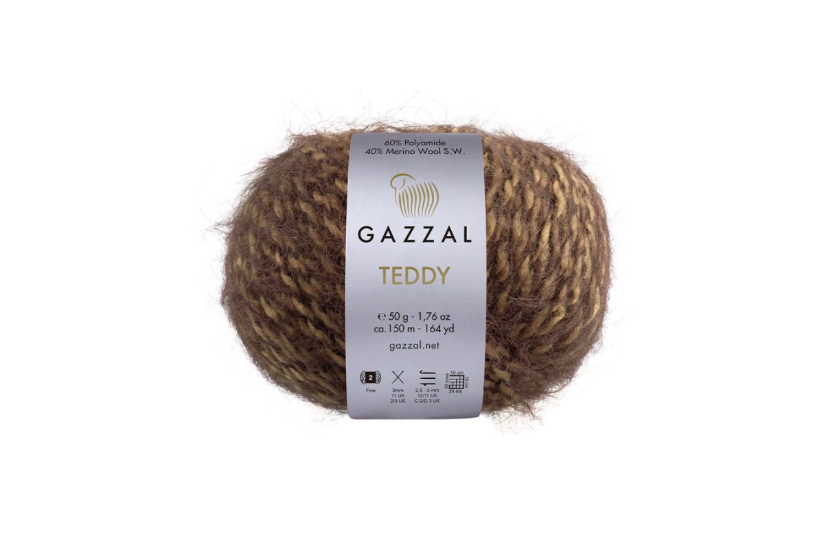 Gazzal Teddy, #6541 Коричневий
