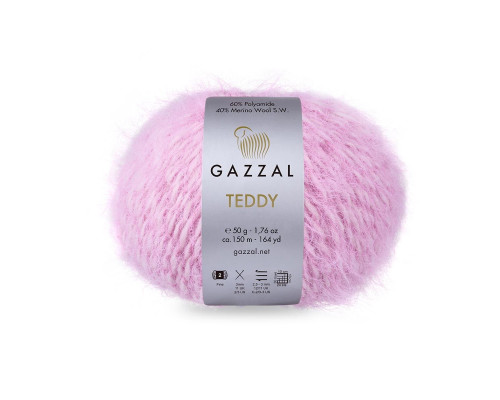 Gazzal Teddy,  #6547 рожевий
