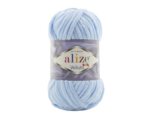 Velluto Alize , Веллуто #218 блакитний дитячий