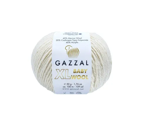 Baby Wool XL #829 кремовий