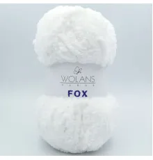 Пряжа Wolans Fox 110-01 білий