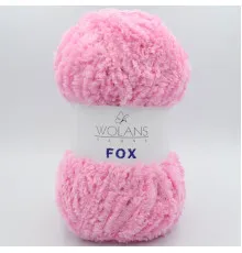 Пряжа Wolans Fox 110-06 темно рожевий