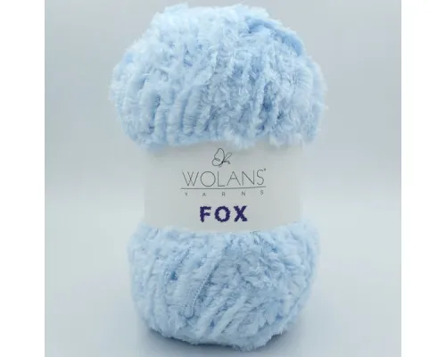 Пряжа Wolans Fox 110-11 блакитний