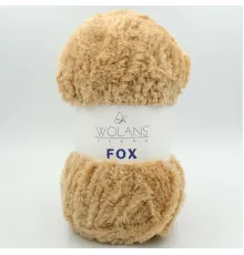 Пряжа Wolans Fox 110-18 світло-коричневий